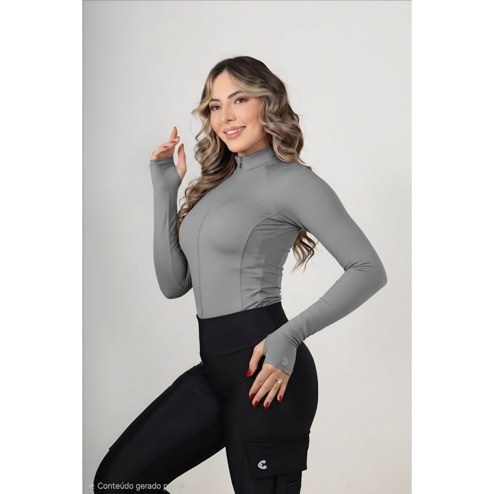 BODY FISHING UV CINZA M
